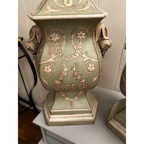 Chelsea House Decorative Lamp (2 total) Distressed Look - Picture 2 of 16